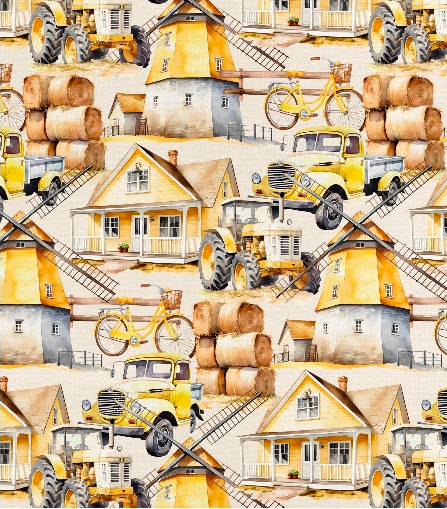 Kids Apron 3-9 years - fabric