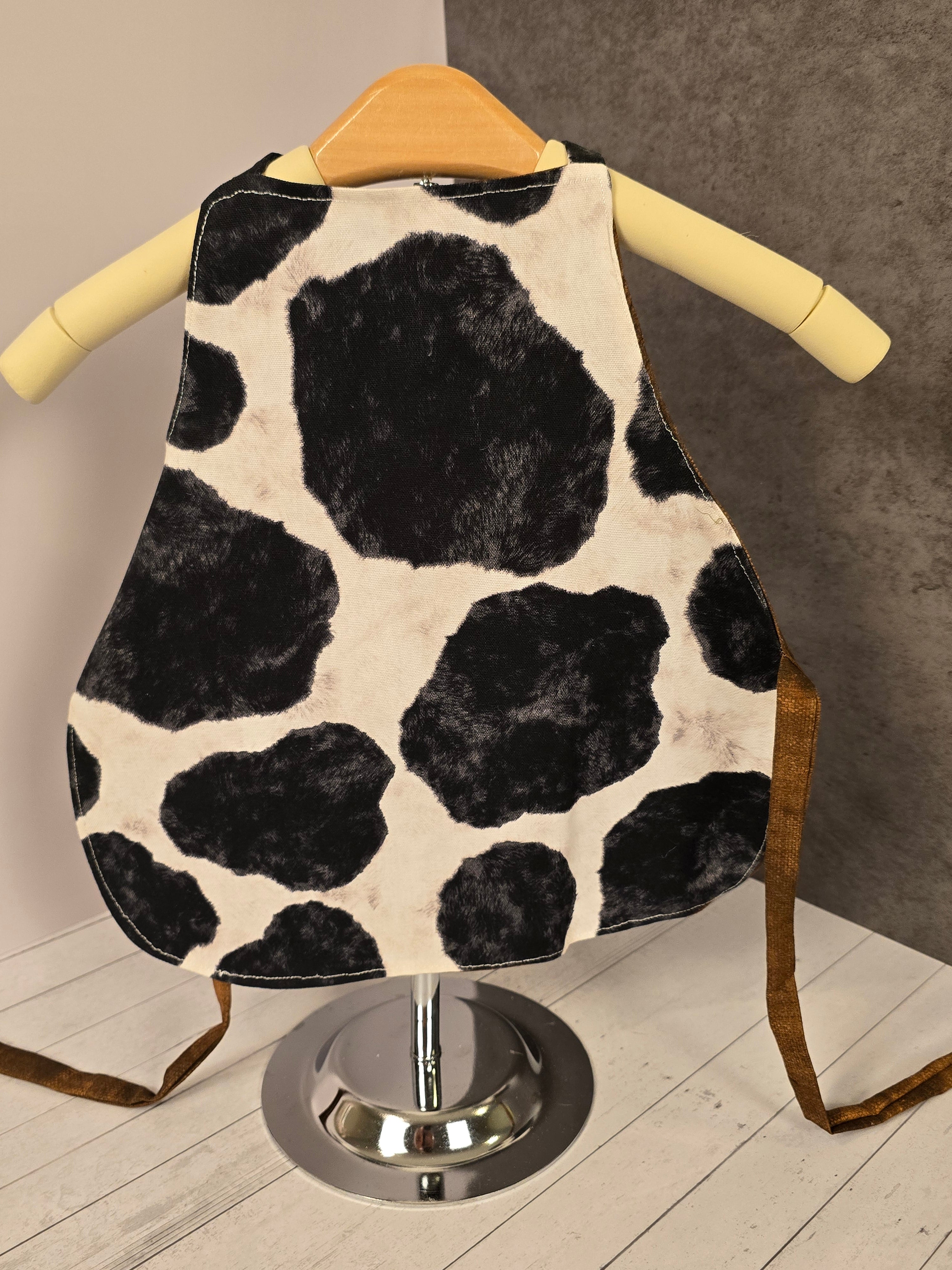 Cow Print Apron