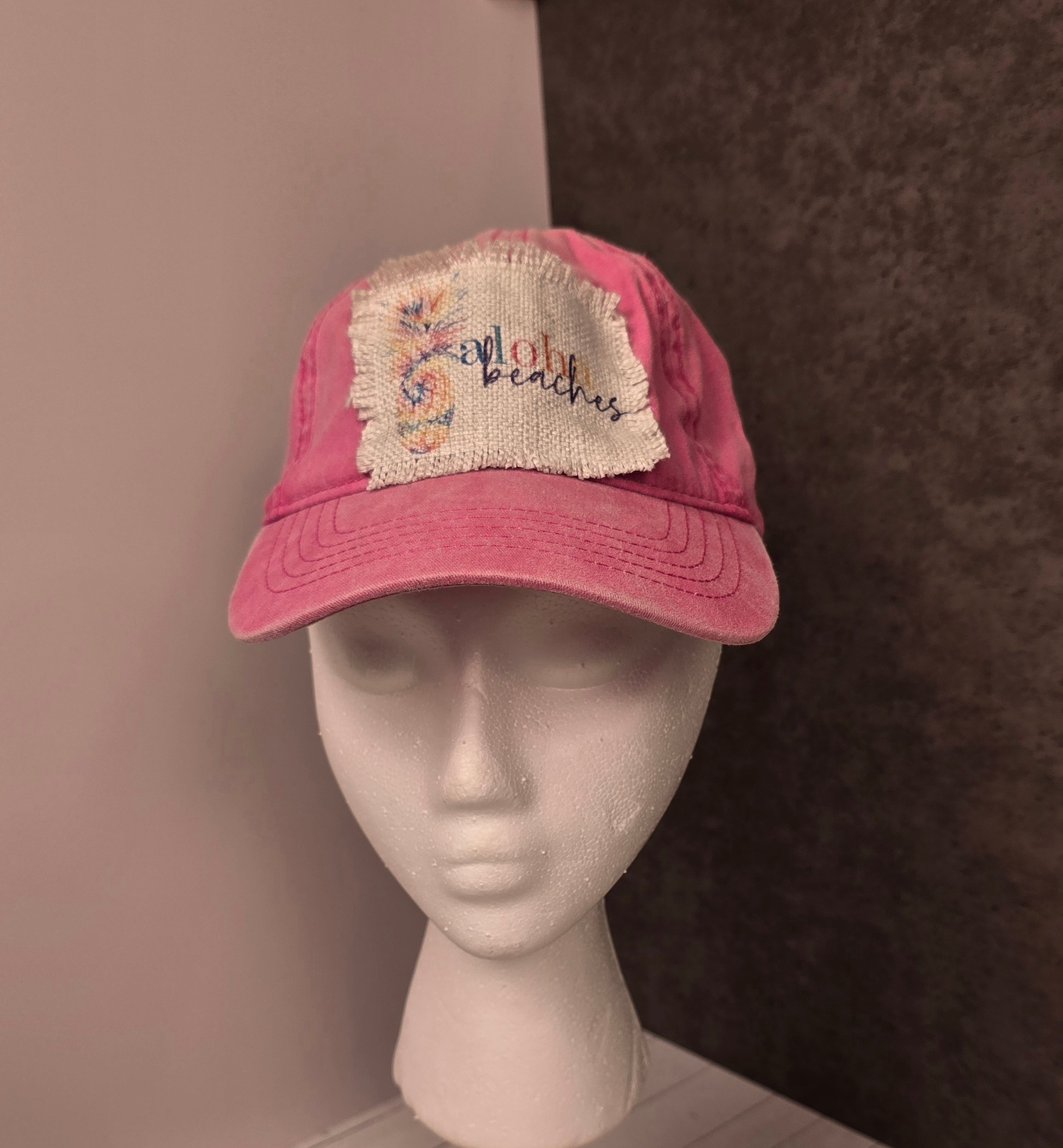 Hola Beaches Pink Hat