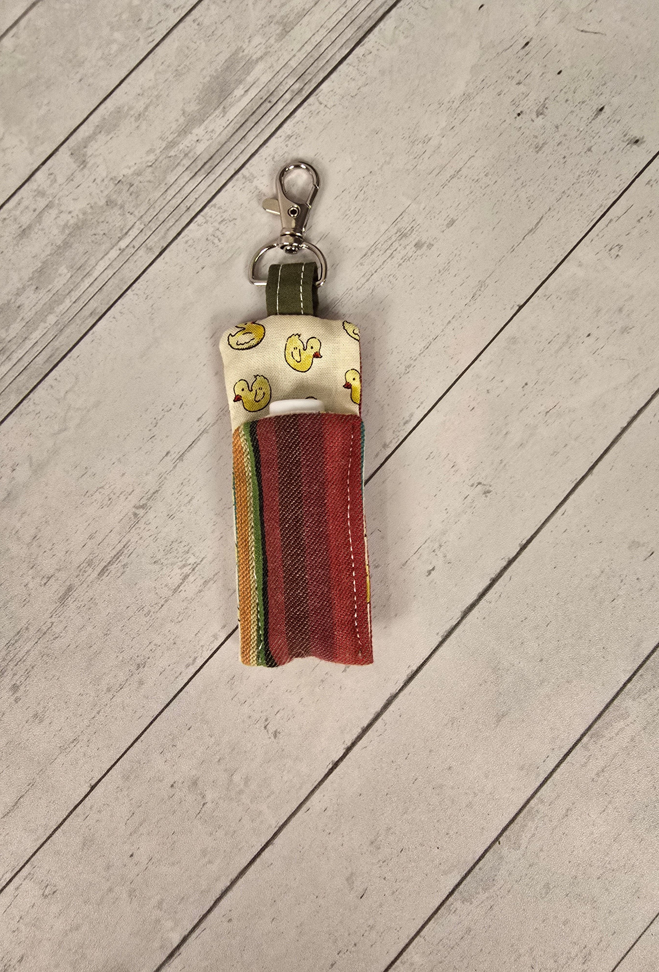Chapstick Holder - Red Duck