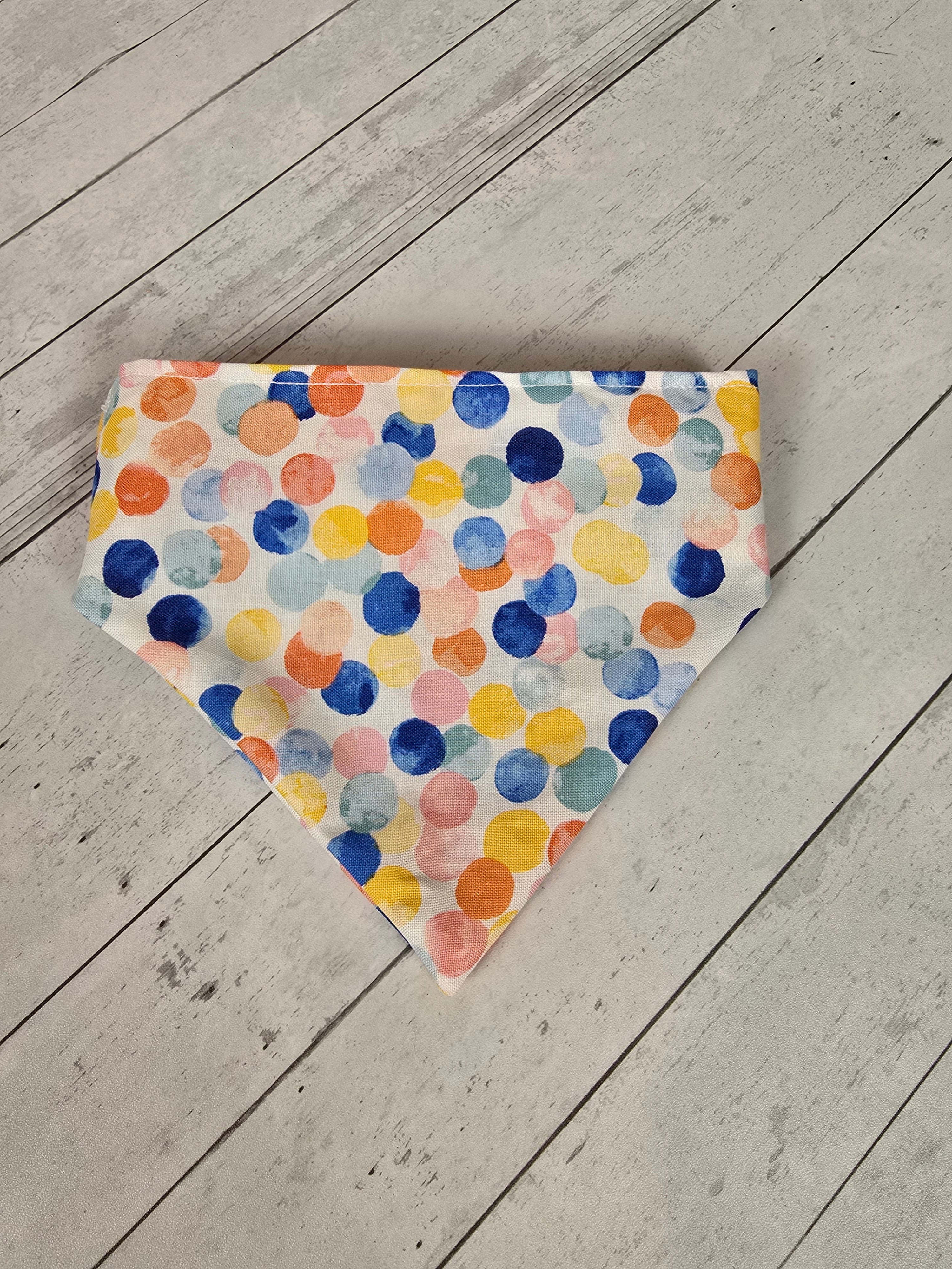 Dog Scrunchie Bandana - Polka Dot - Small
