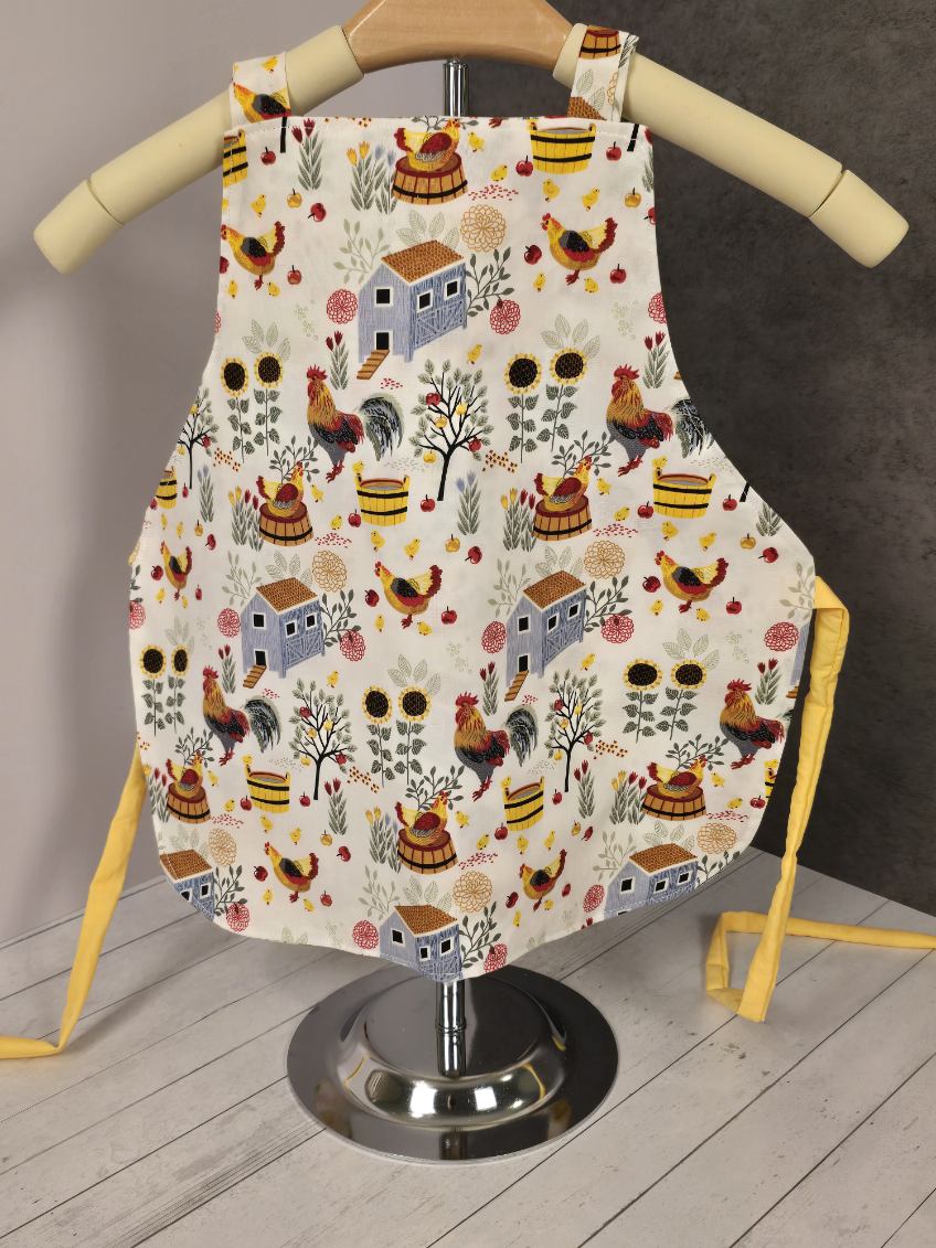 Chicken coop apron
